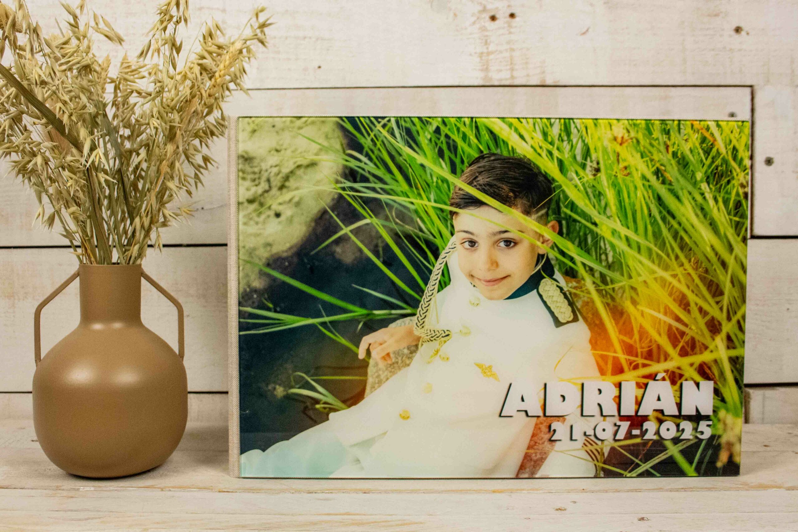 Álbum de fotos digital con caja personalizada