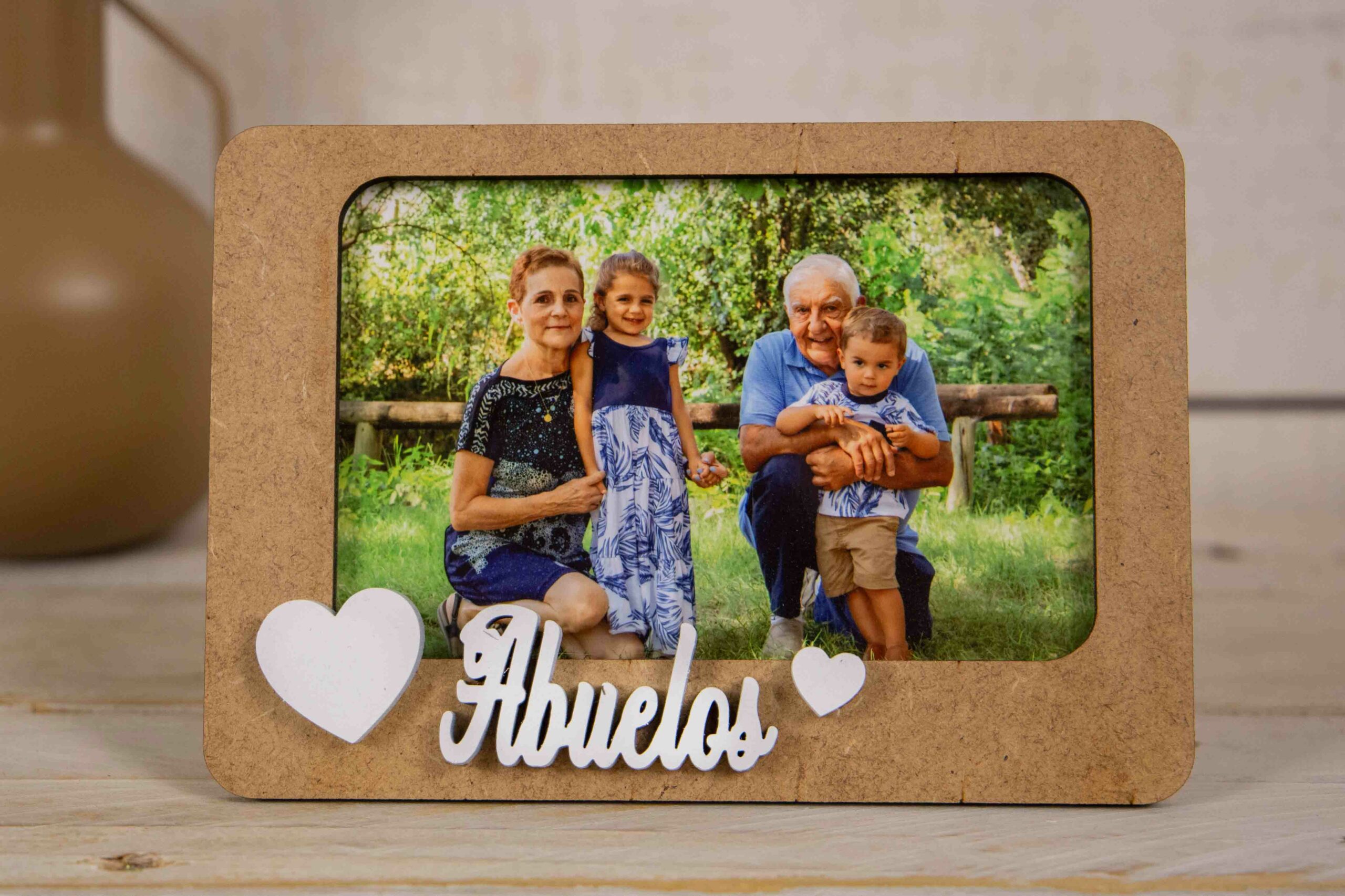 Portafotos de madera  “Abuelos”