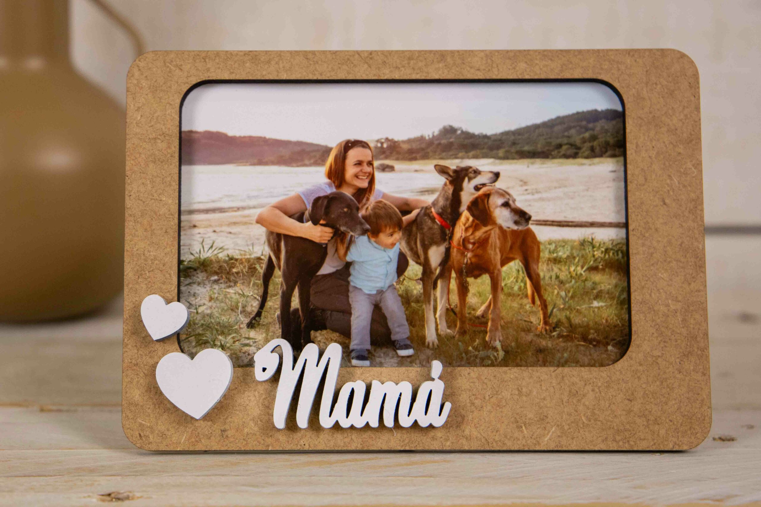 Portafotos de madera  “Mamá”