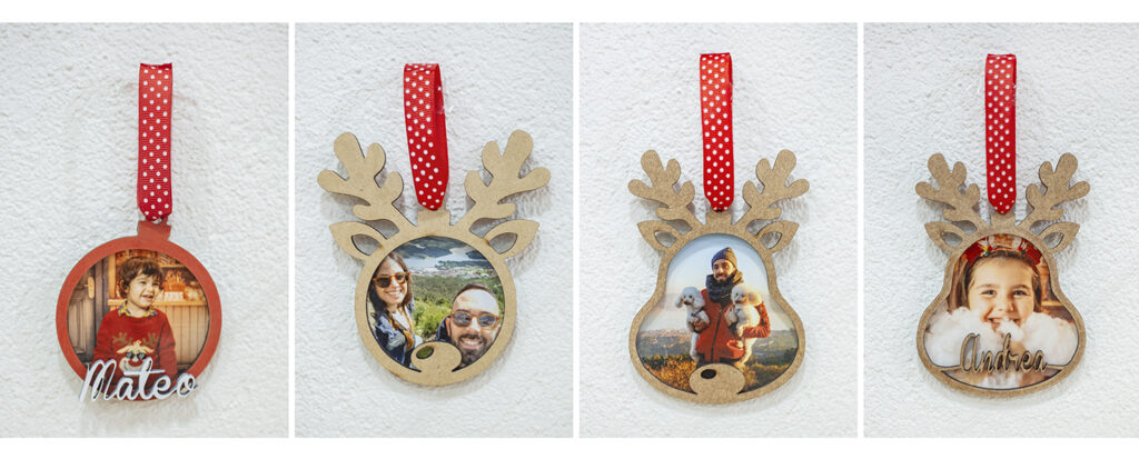 Bola de Navidad Personalizada de Madera
