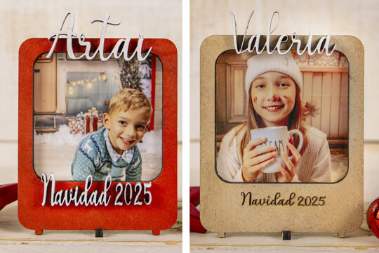 Marco De Fotos Personalizado Navideño