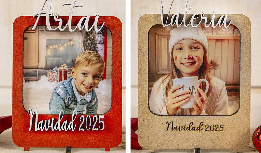 Marco De Fotos Personalizado Navideño