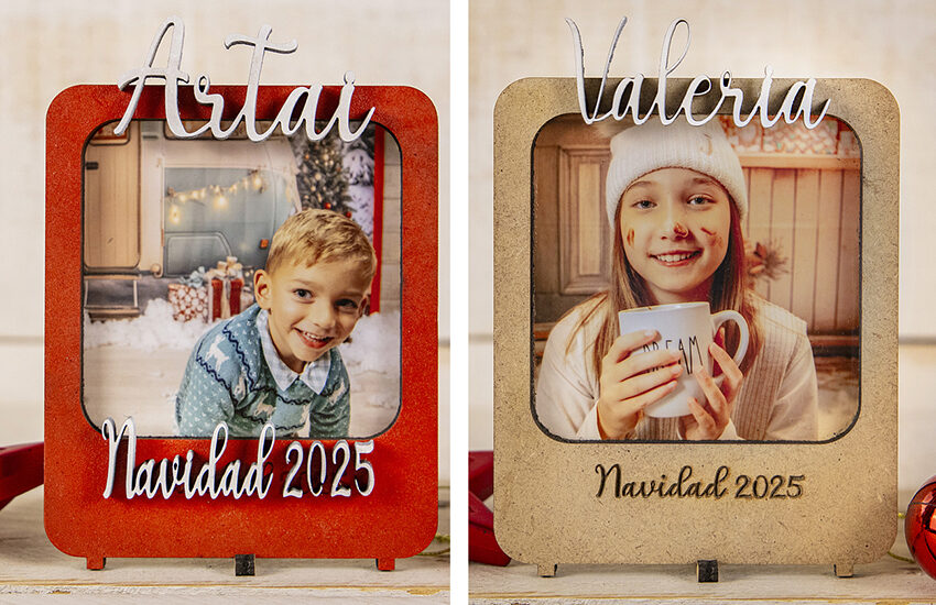 Marco De Fotos Personalizado Navideño
