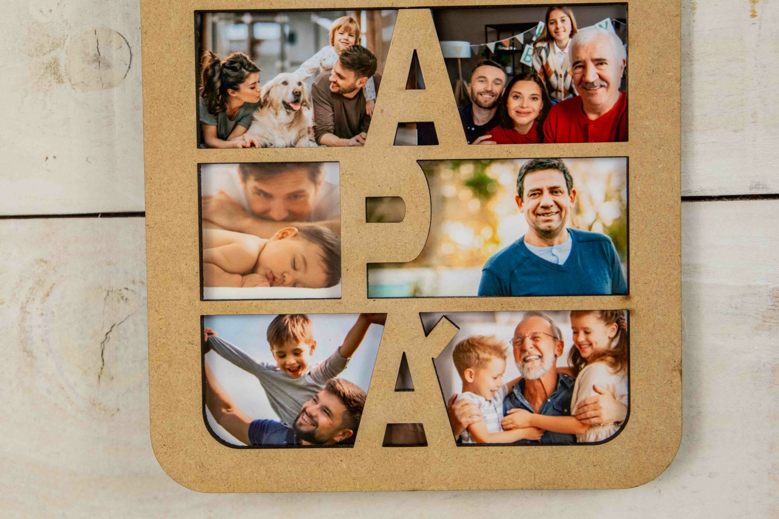 Marco de Fotos Personalizado para Papá en Madera | Regalo Original - Imagen 3