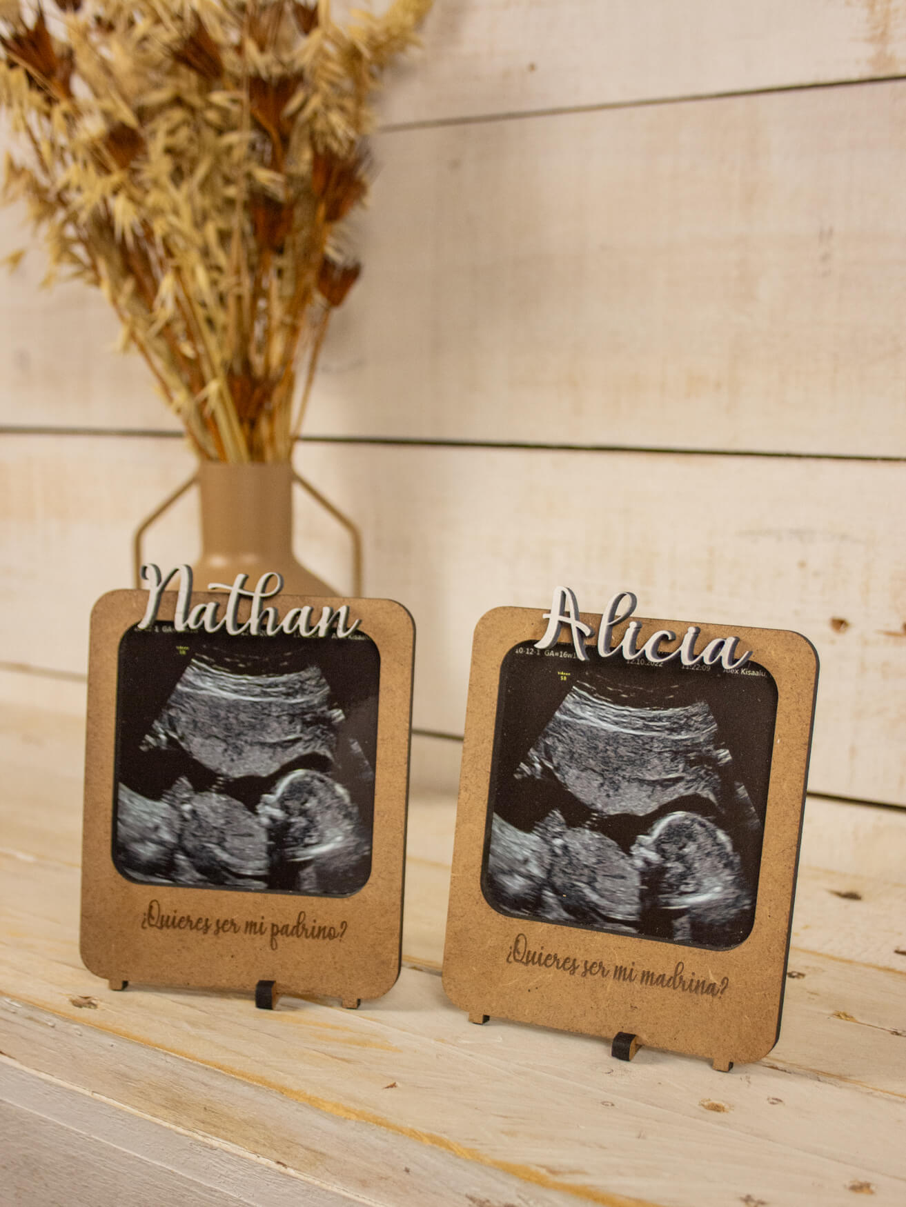 Porta Ecografía Personalizado para Madrina o Padrino - Imagen 4