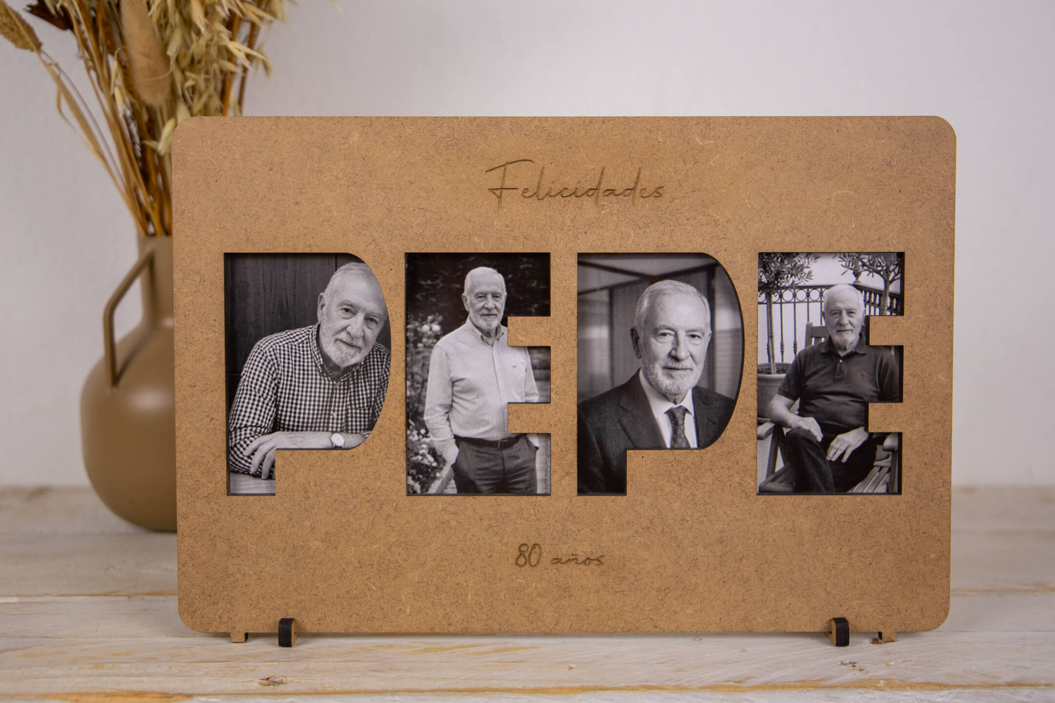 Portafotos Personalizado con Nombre y Fotos 20×30 cm